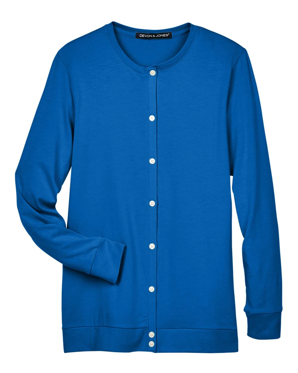 Devon & Jones-DP181W-Women's Perfect Fit™ Ribbon Cardigan - Image 7