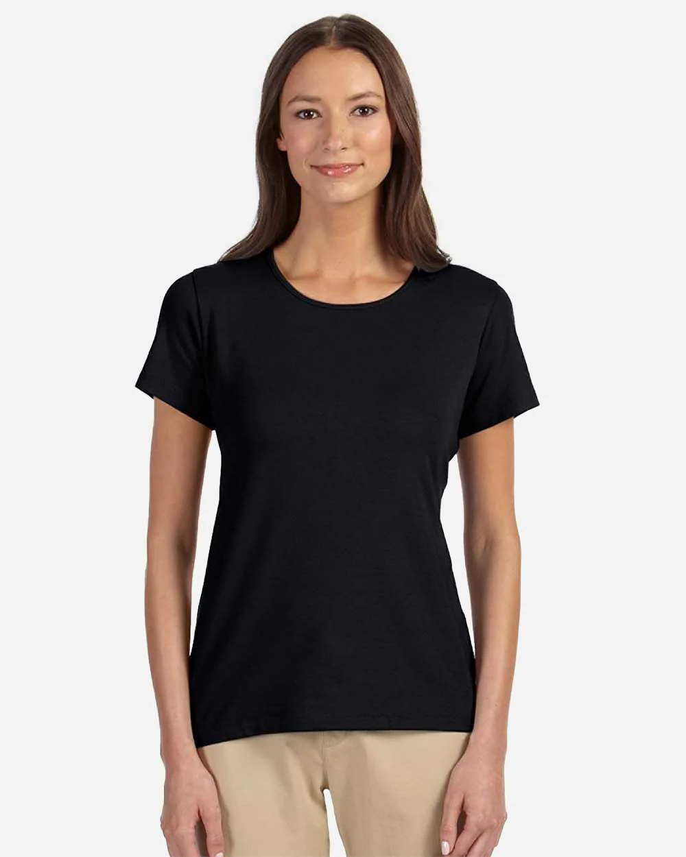 Devon & Jones-DP182W-Women's Perfect Fit™ Shell T-Shirt - Image 2