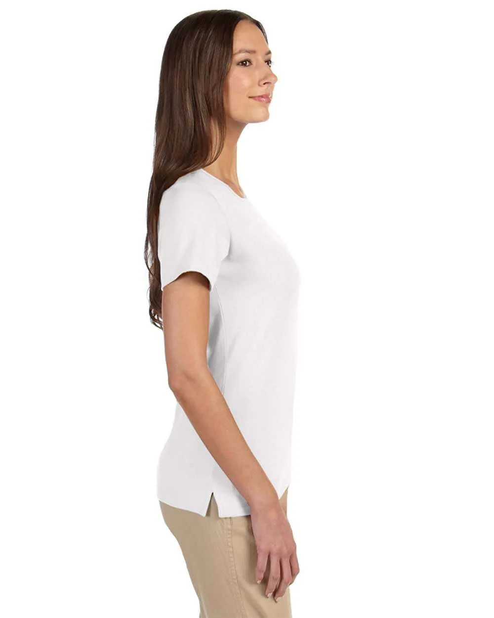 Devon & Jones-DP182W-Women's Perfect Fit™ Shell T-Shirt - Image 26