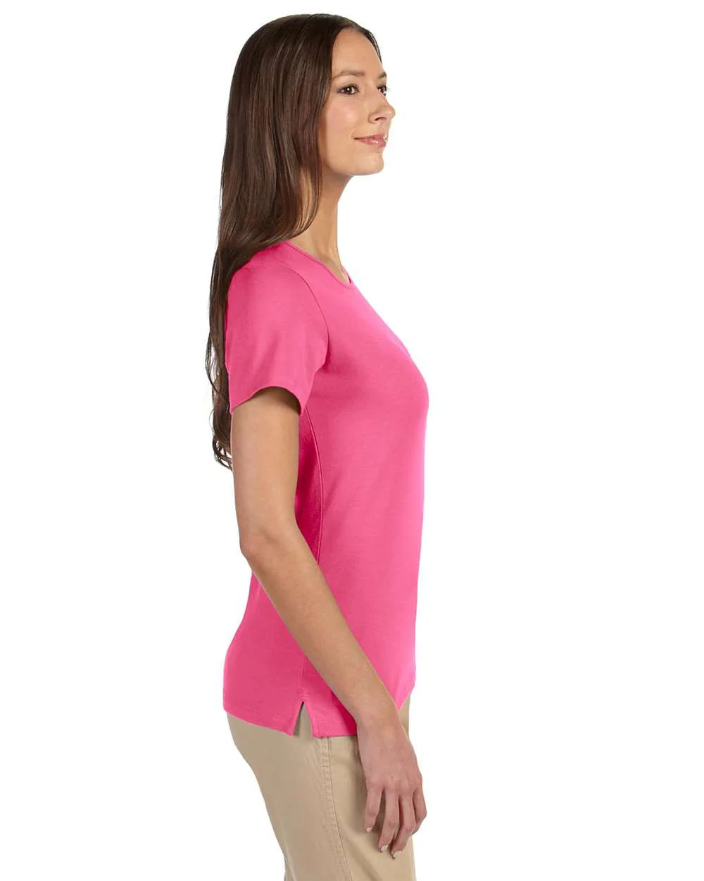 Devon & Jones-DP182W-Women's Perfect Fit™ Shell T-Shirt - Image 7
