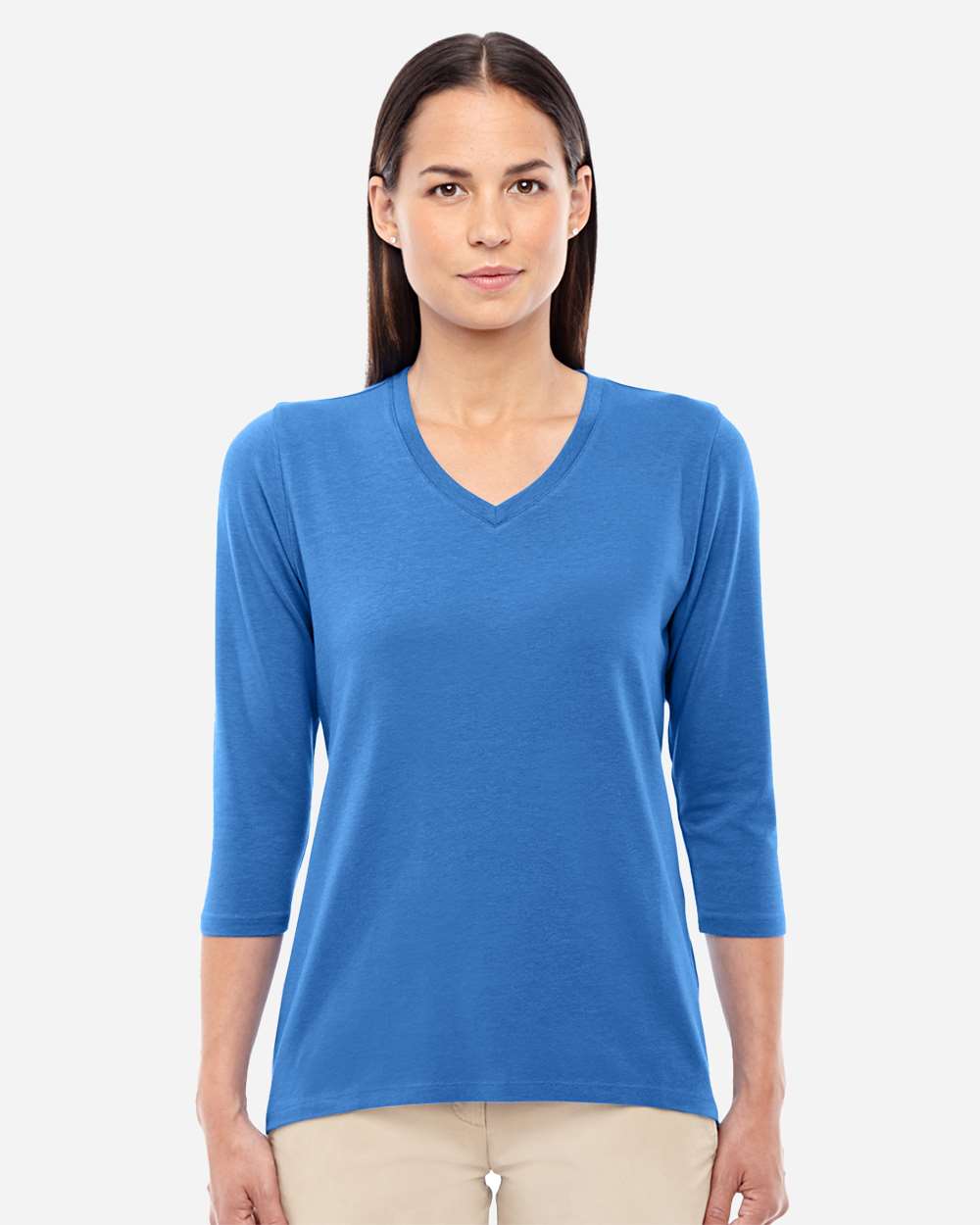 Devon & Jones-DP184W-Women's Perfect Fit™ Bracelet-Length V-Neck Top - Image 10