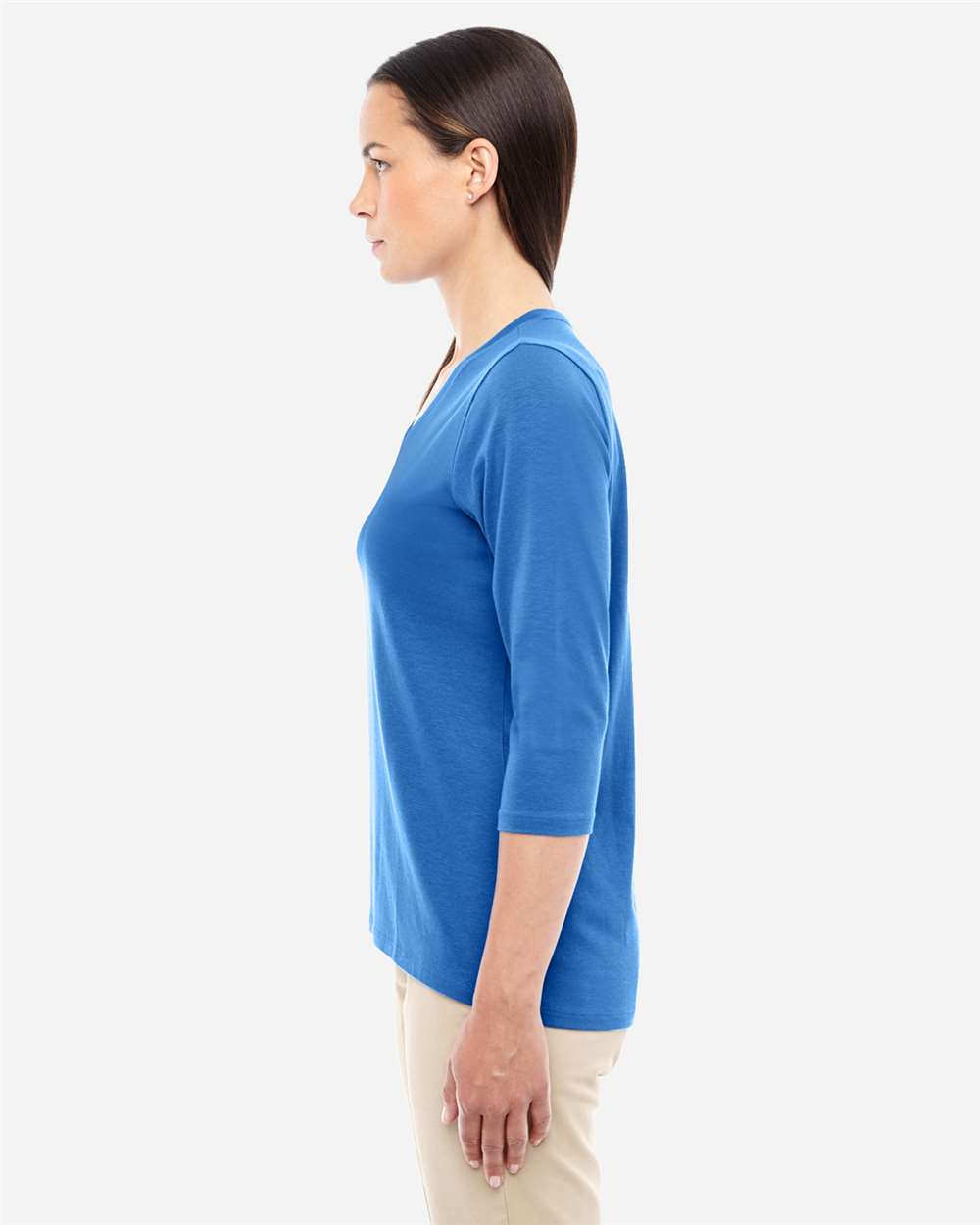 Devon & Jones-DP184W-Women's Perfect Fit™ Bracelet-Length V-Neck Top - Image 11