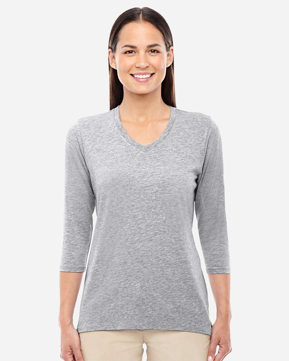 Devon & Jones-DP184W-Women's Perfect Fit™ Bracelet-Length V-Neck Top - Image 13