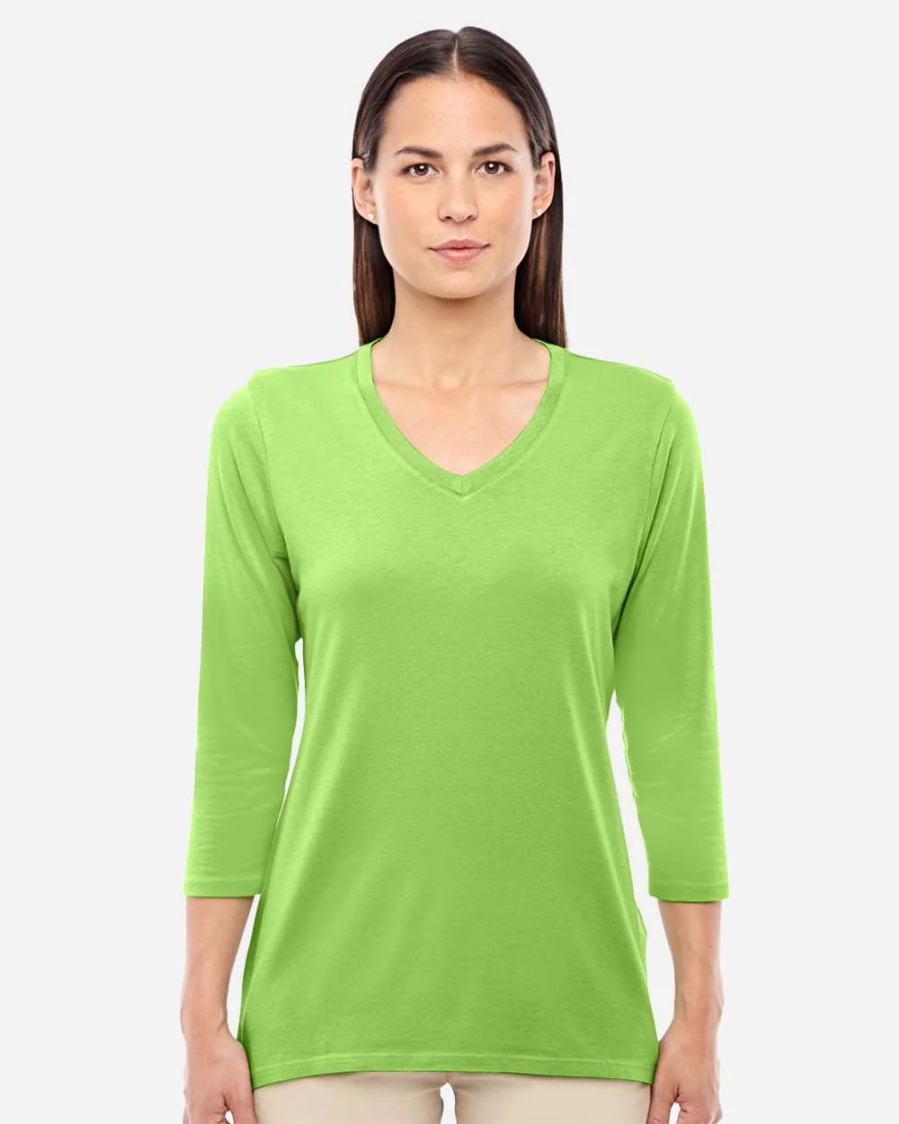 Devon & Jones-DP184W-Women's Perfect Fit™ Bracelet-Length V-Neck Top - Image 17