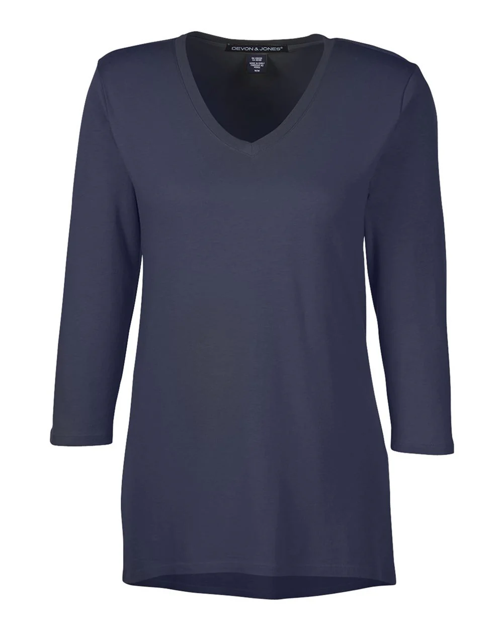 Devon & Jones-DP184W-Women's Perfect Fit™ Bracelet-Length V-Neck Top - Image 20