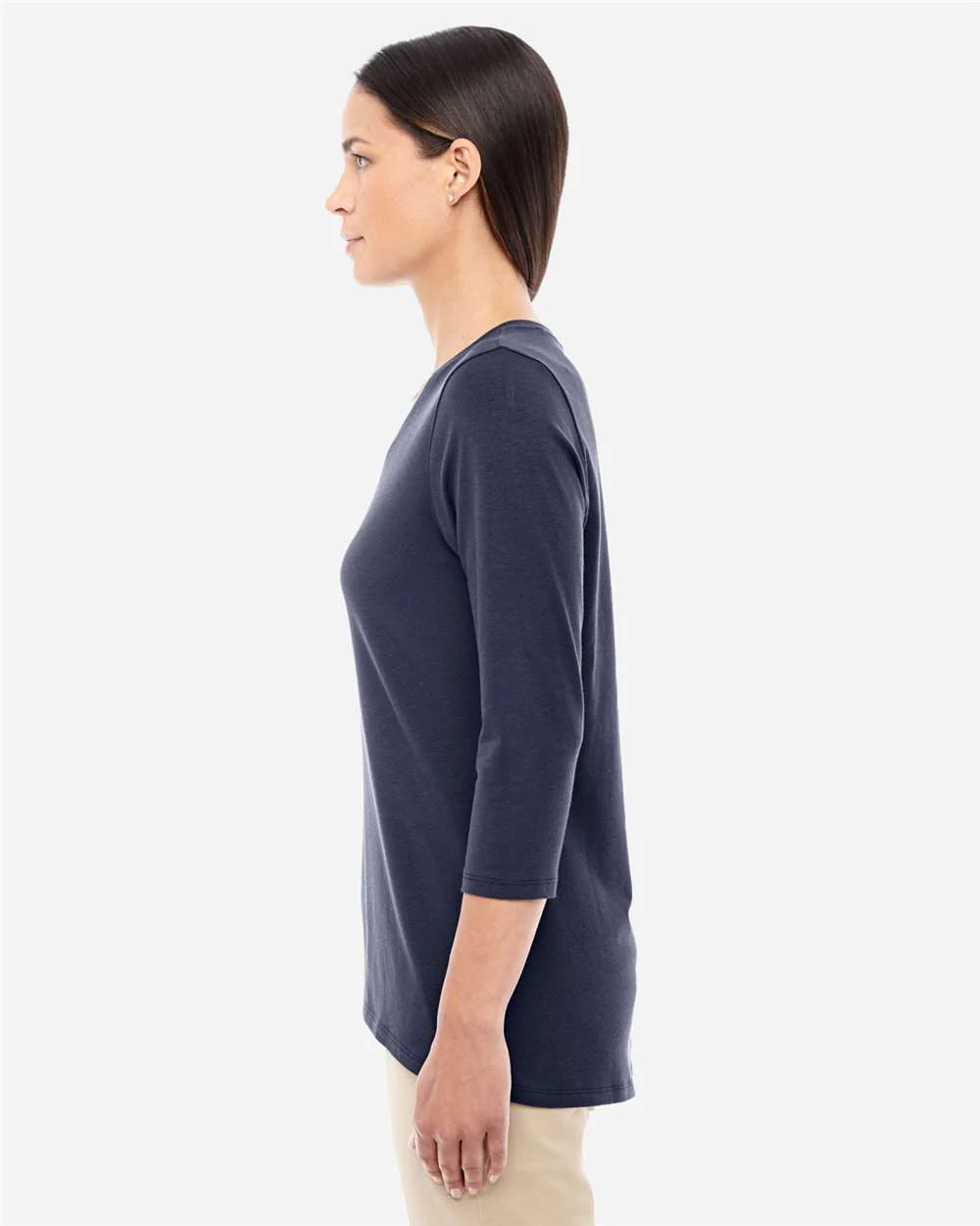Devon & Jones-DP184W-Women's Perfect Fit™ Bracelet-Length V-Neck Top - Image 22