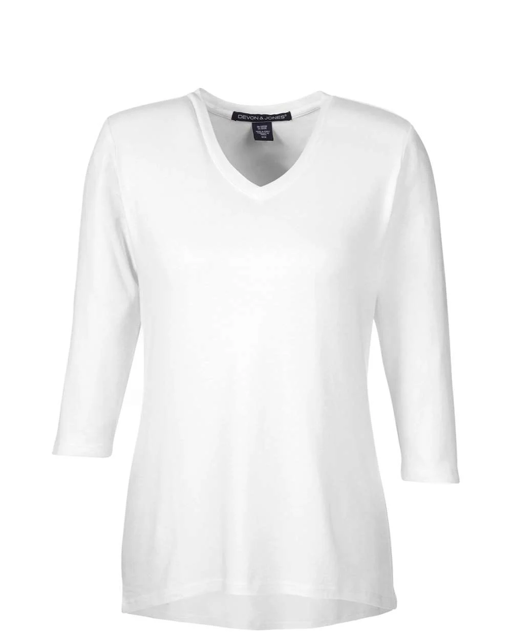 Devon & Jones-DP184W-Women's Perfect Fit™ Bracelet-Length V-Neck Top - Image 24