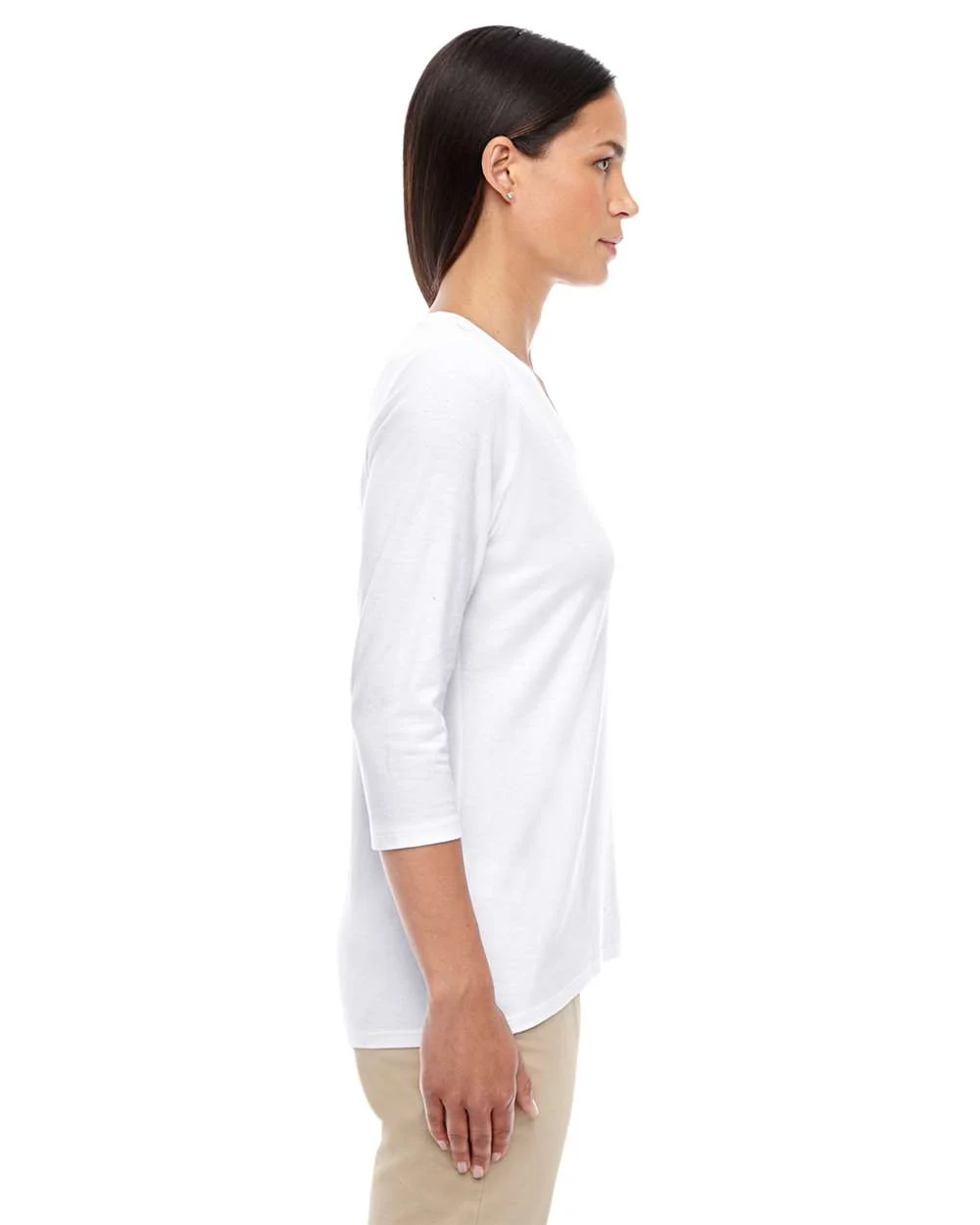 Devon & Jones-DP184W-Women's Perfect Fit™ Bracelet-Length V-Neck Top - Image 26