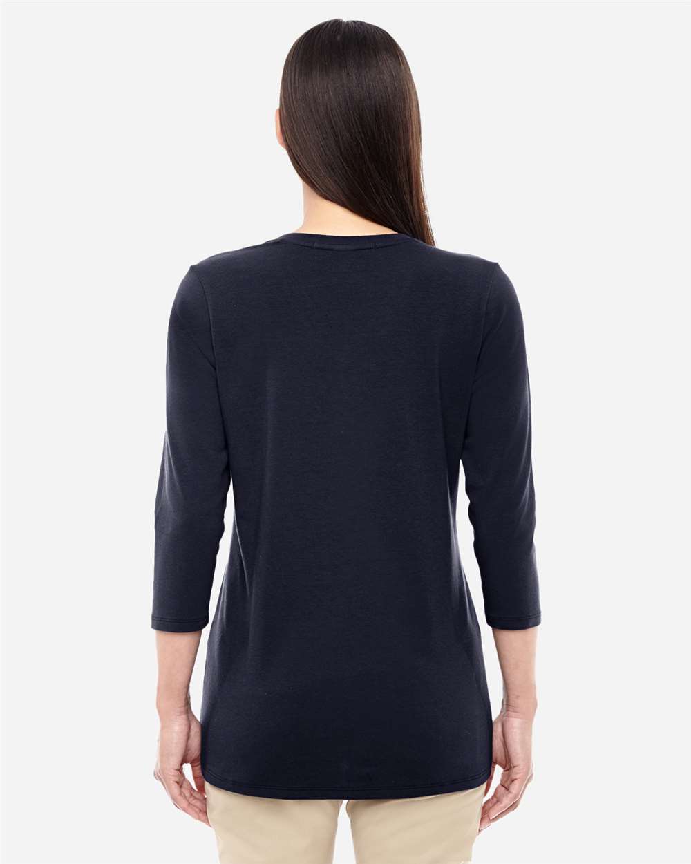 Devon & Jones-DP184W-Women's Perfect Fit™ Bracelet-Length V-Neck Top - Image 4