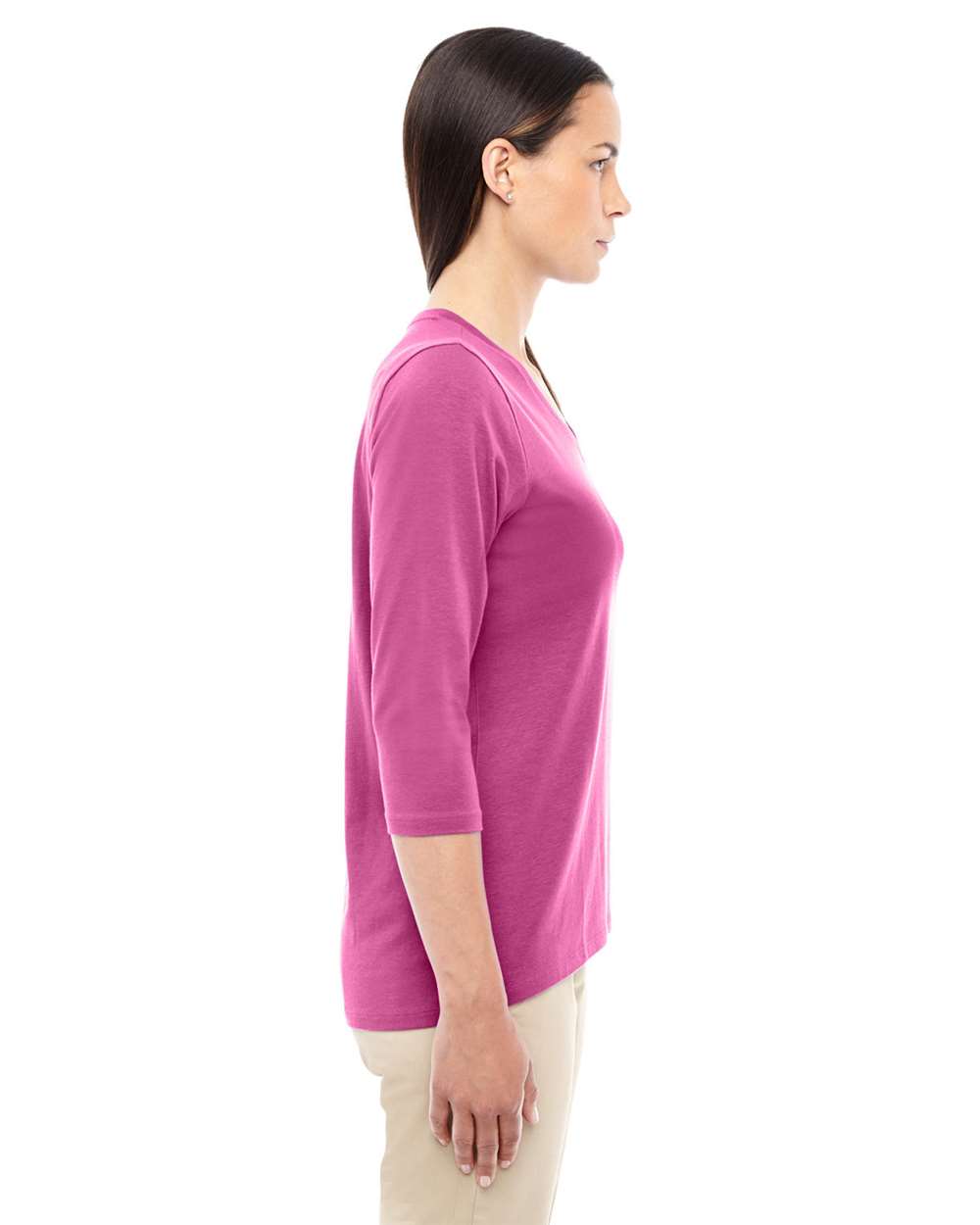 Devon & Jones-DP184W-Women's Perfect Fit™ Bracelet-Length V-Neck Top - Image 7