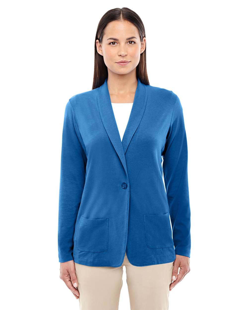 Devon & Jones-DP462W-Women's Perfect Fit™ Shawl Collar Cardigan - Image 11