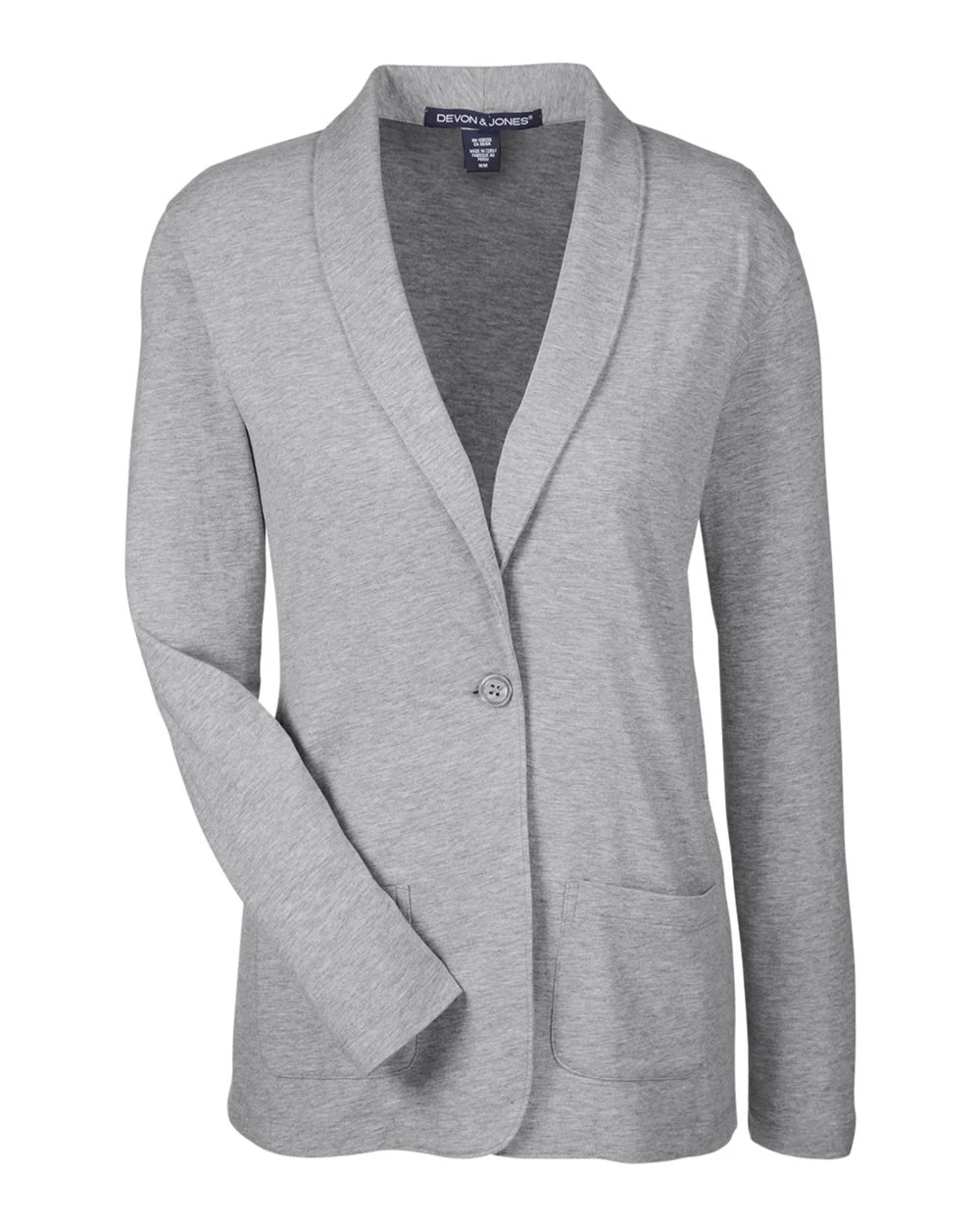 Devon & Jones-DP462W-Women's Perfect Fit™ Shawl Collar Cardigan - Image 14
