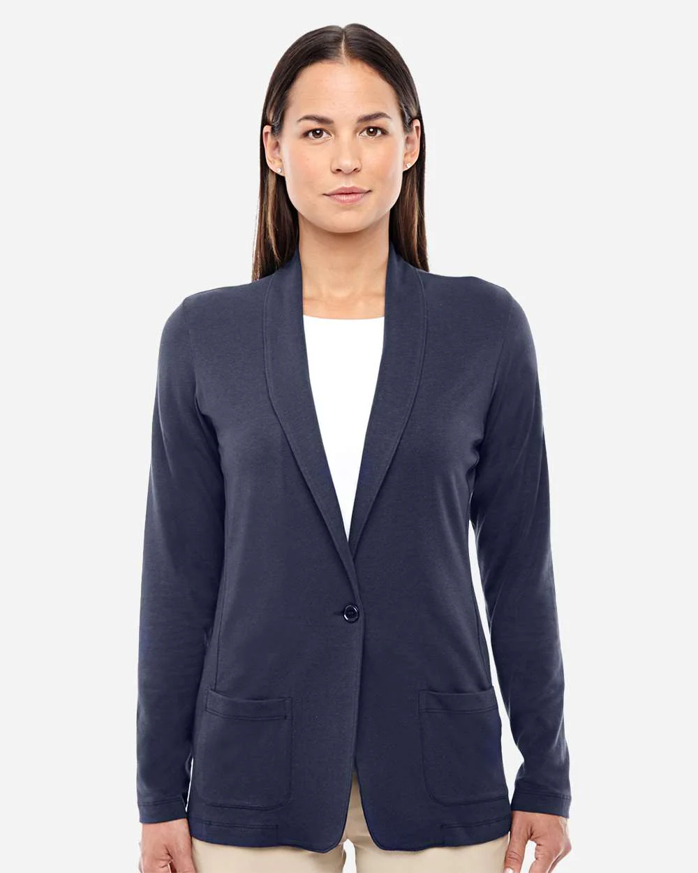 Devon & Jones-DP462W-Women's Perfect Fit™ Shawl Collar Cardigan - Image 19