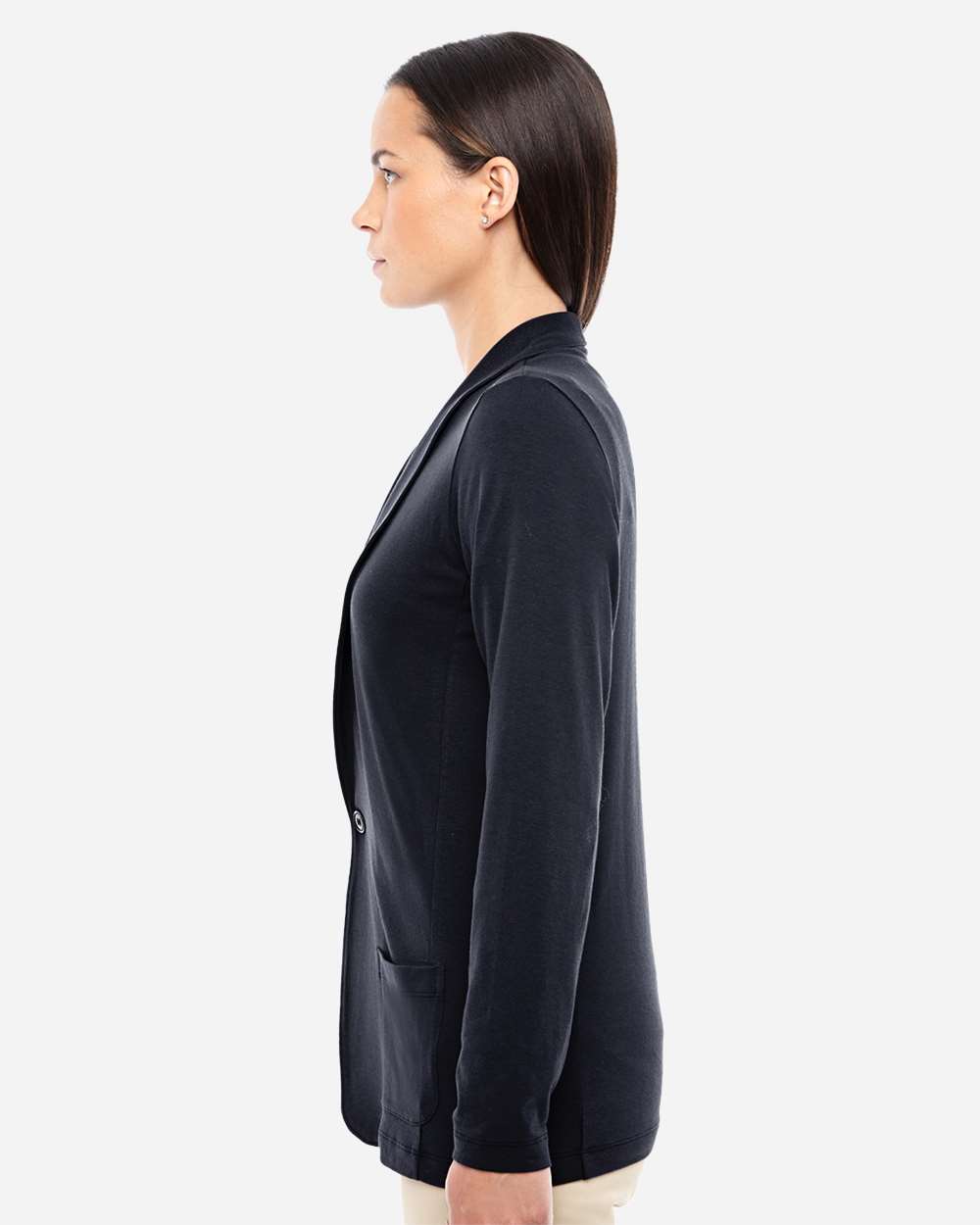 Devon & Jones-DP462W-Women's Perfect Fit™ Shawl Collar Cardigan - Image 3
