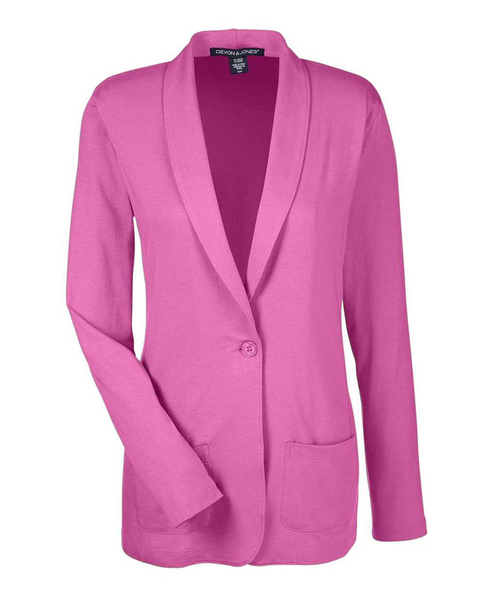 Devon & Jones-DP462W-Women's Perfect Fit™ Shawl Collar Cardigan - Image 6