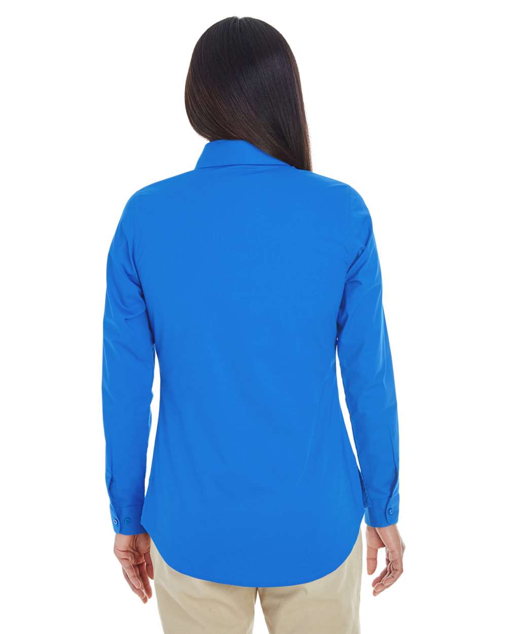 Devon & Jones-DP610W-Women's Perfect Fit™ Half-Placket Tunic Dress Shirt - Image 5
