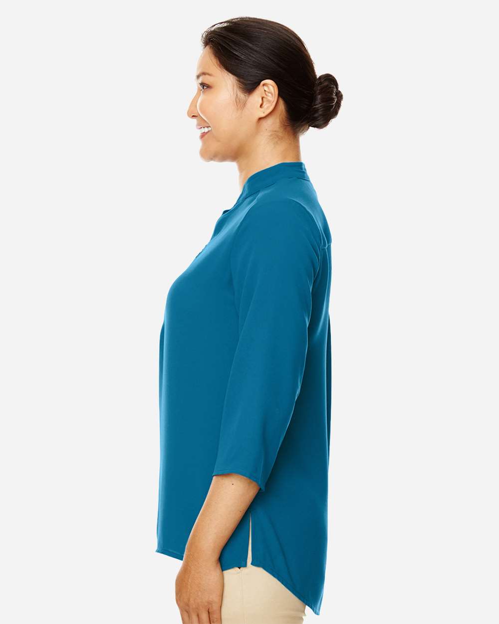 Devon & Jones-DP611W-Women's Perfect Fit™  Three-Quarter Sleeve Crepe Tunic - Image 12