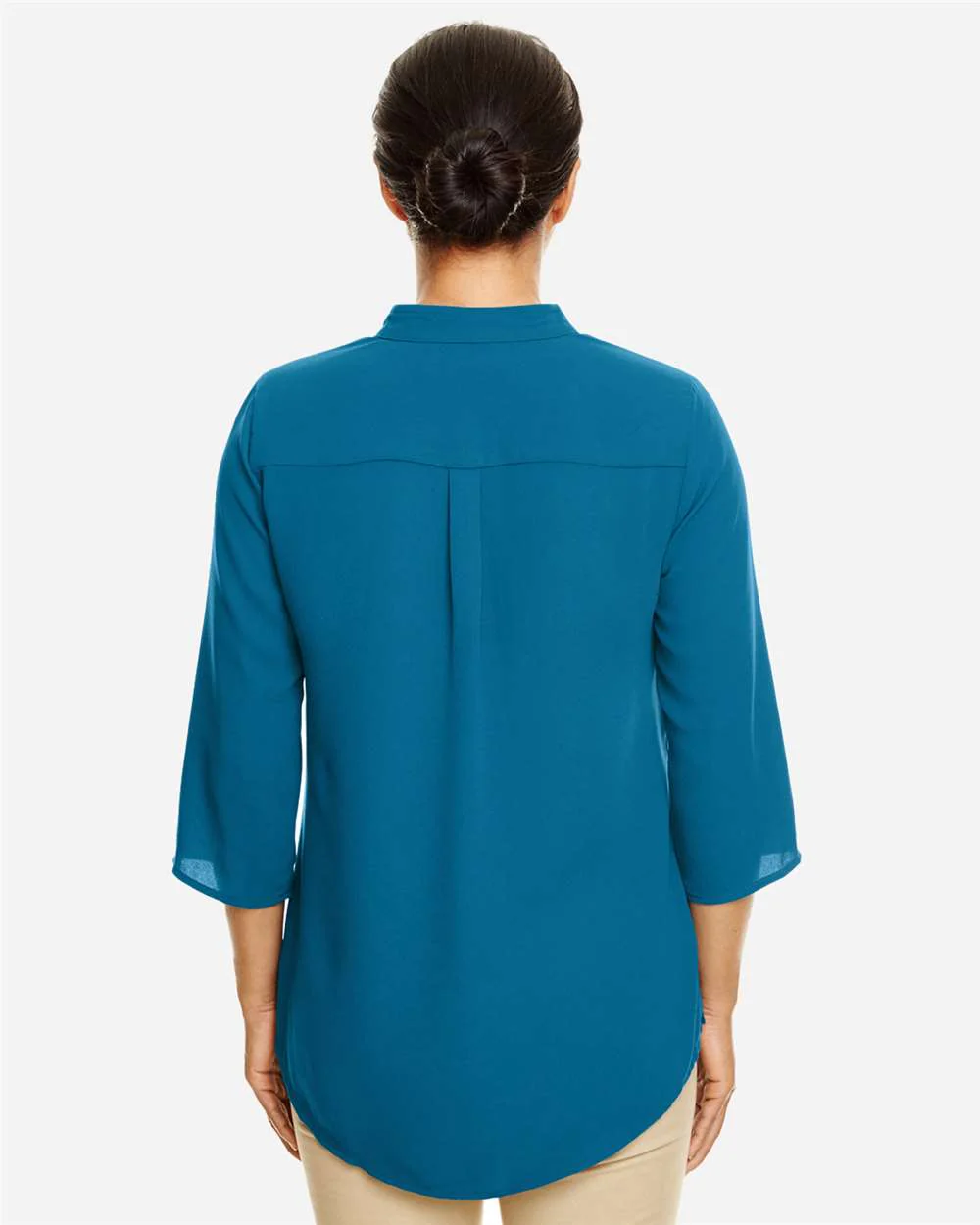 Devon & Jones-DP611W-Women's Perfect Fit™  Three-Quarter Sleeve Crepe Tunic - Image 13