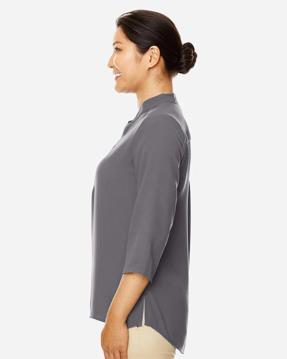 Devon & Jones-DP611W-Women's Perfect Fit™  Three-Quarter Sleeve Crepe Tunic - Image 20
