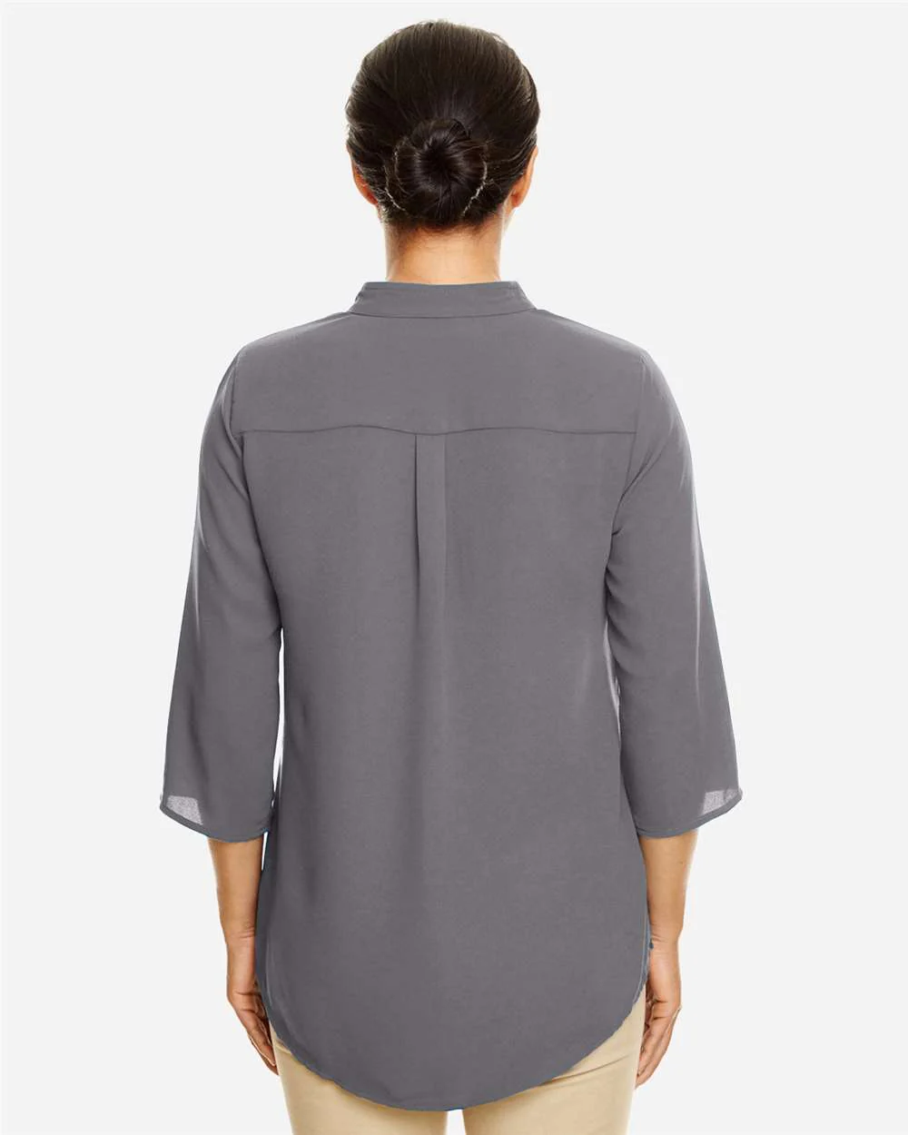 Devon & Jones-DP611W-Women's Perfect Fit™  Three-Quarter Sleeve Crepe Tunic - Image 21