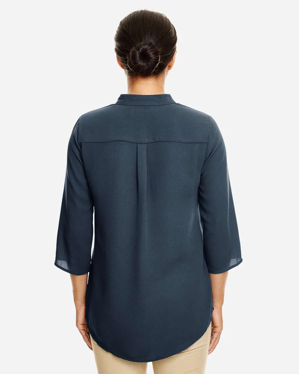Devon & Jones-DP611W-Women's Perfect Fit™  Three-Quarter Sleeve Crepe Tunic - Image 25