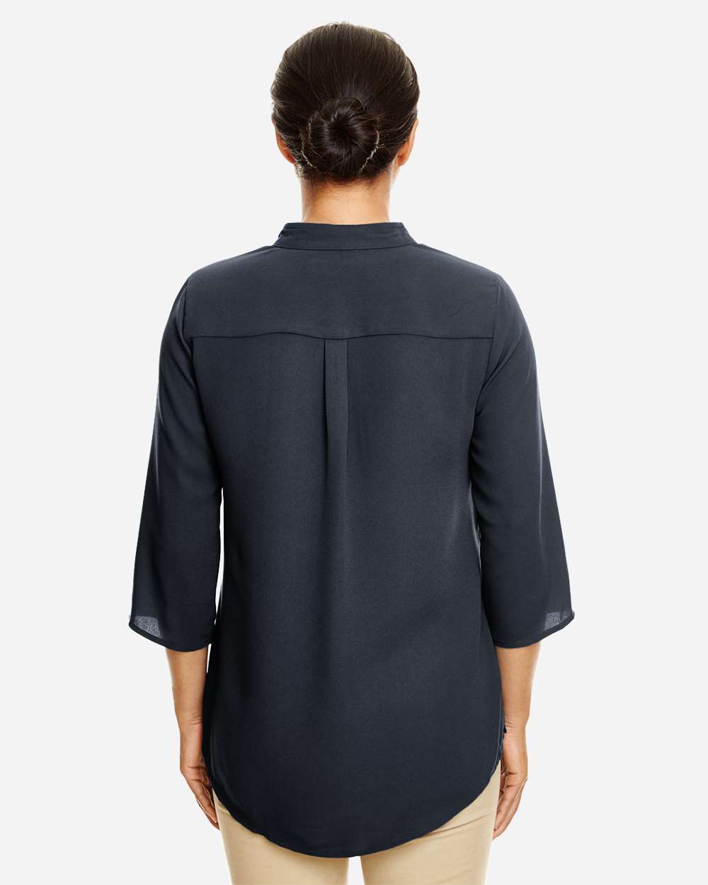 Devon & Jones-DP611W-Women's Perfect Fit™  Three-Quarter Sleeve Crepe Tunic - Image 4