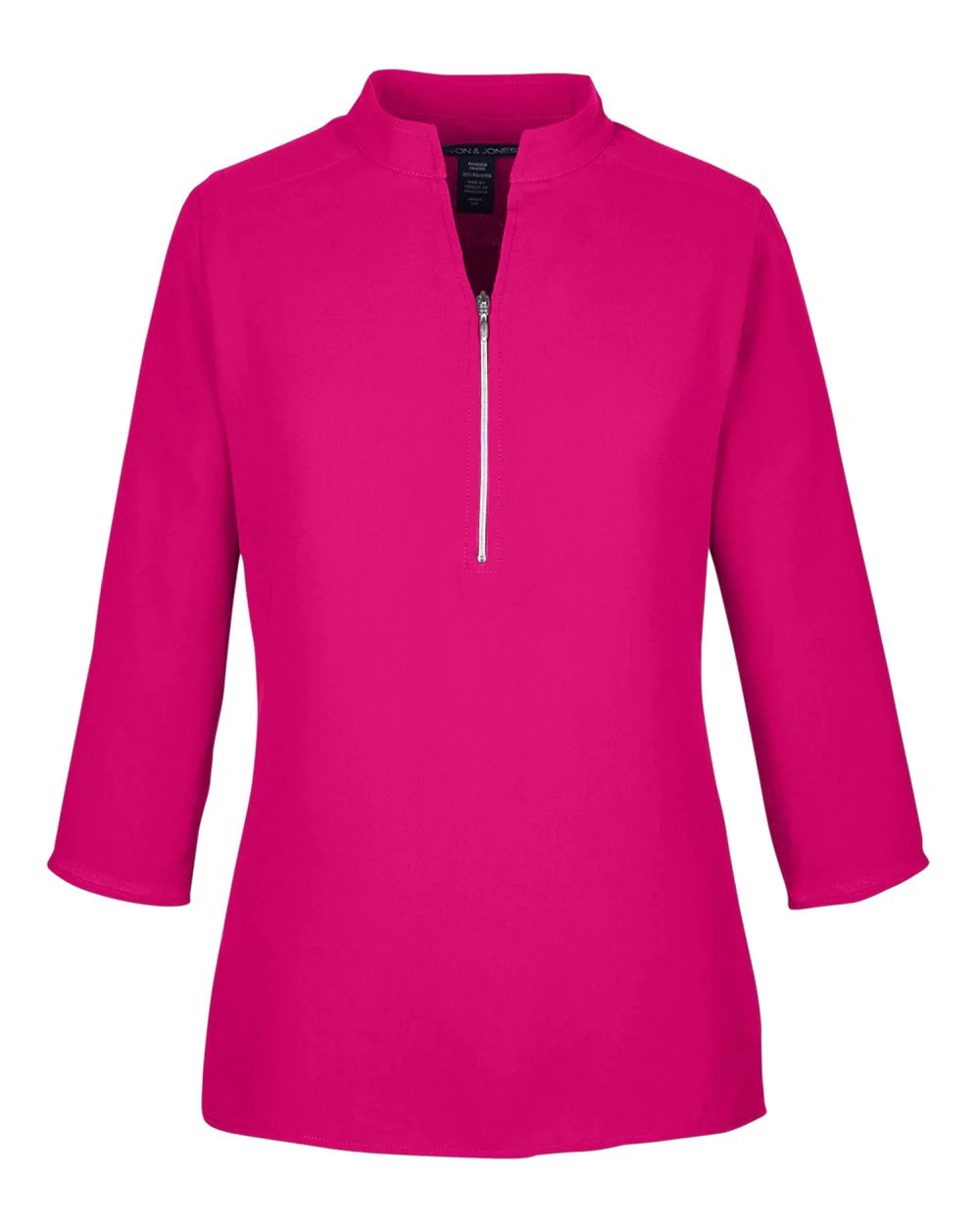 Devon & Jones-DP611W-Women's Perfect Fit™  Three-Quarter Sleeve Crepe Tunic - Image 6