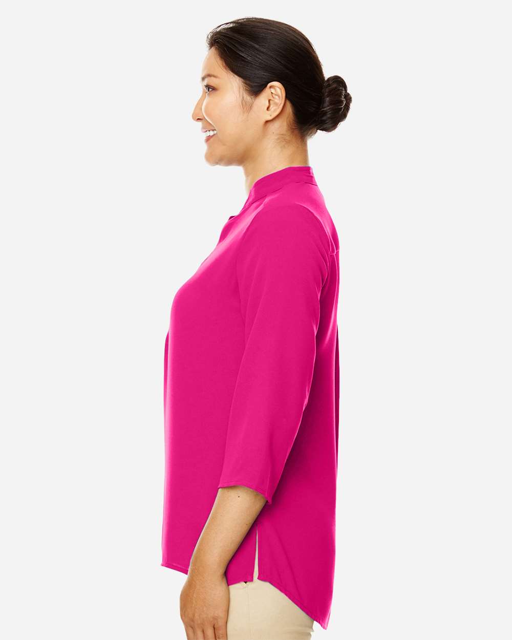 Devon & Jones-DP611W-Women's Perfect Fit™  Three-Quarter Sleeve Crepe Tunic - Image 8