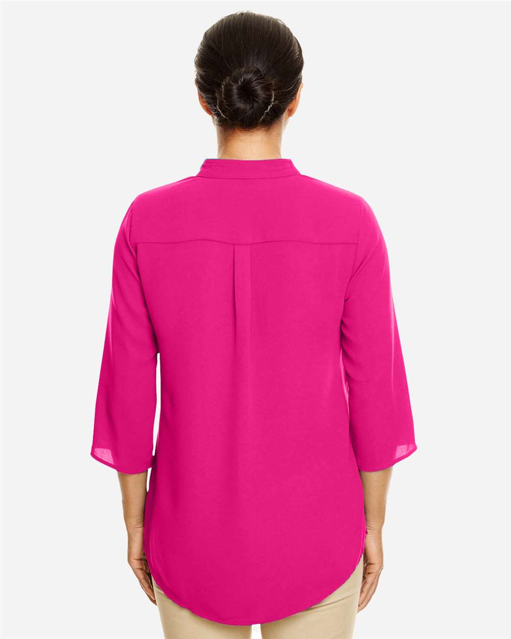 Devon & Jones-DP611W-Women's Perfect Fit™  Three-Quarter Sleeve Crepe Tunic - Image 9