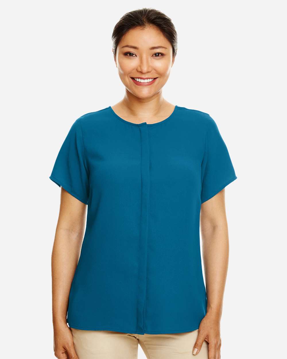 Devon & Jones-DP612W-Women's Perfect Fit™ Crepe Blouse - Image 11