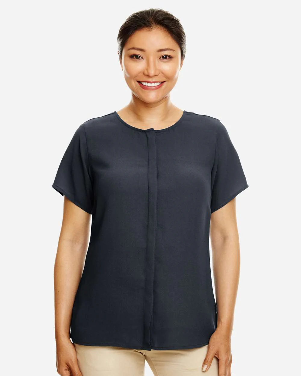 Devon & Jones-DP612W-Women's Perfect Fit™ Crepe Blouse - Image 2