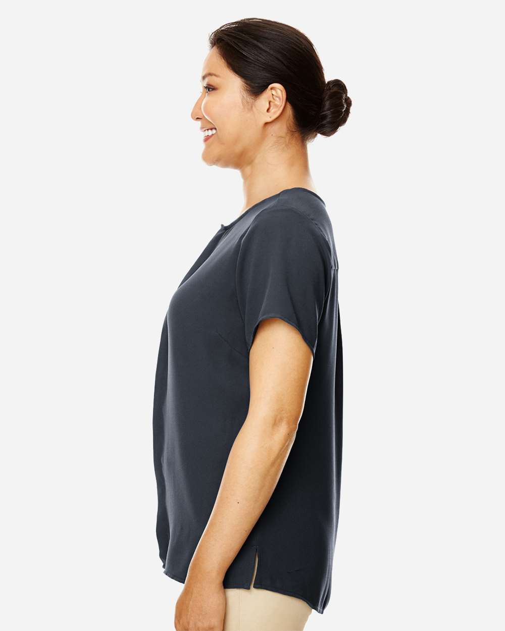 Devon & Jones-DP612W-Women's Perfect Fit™ Crepe Blouse - Image 3