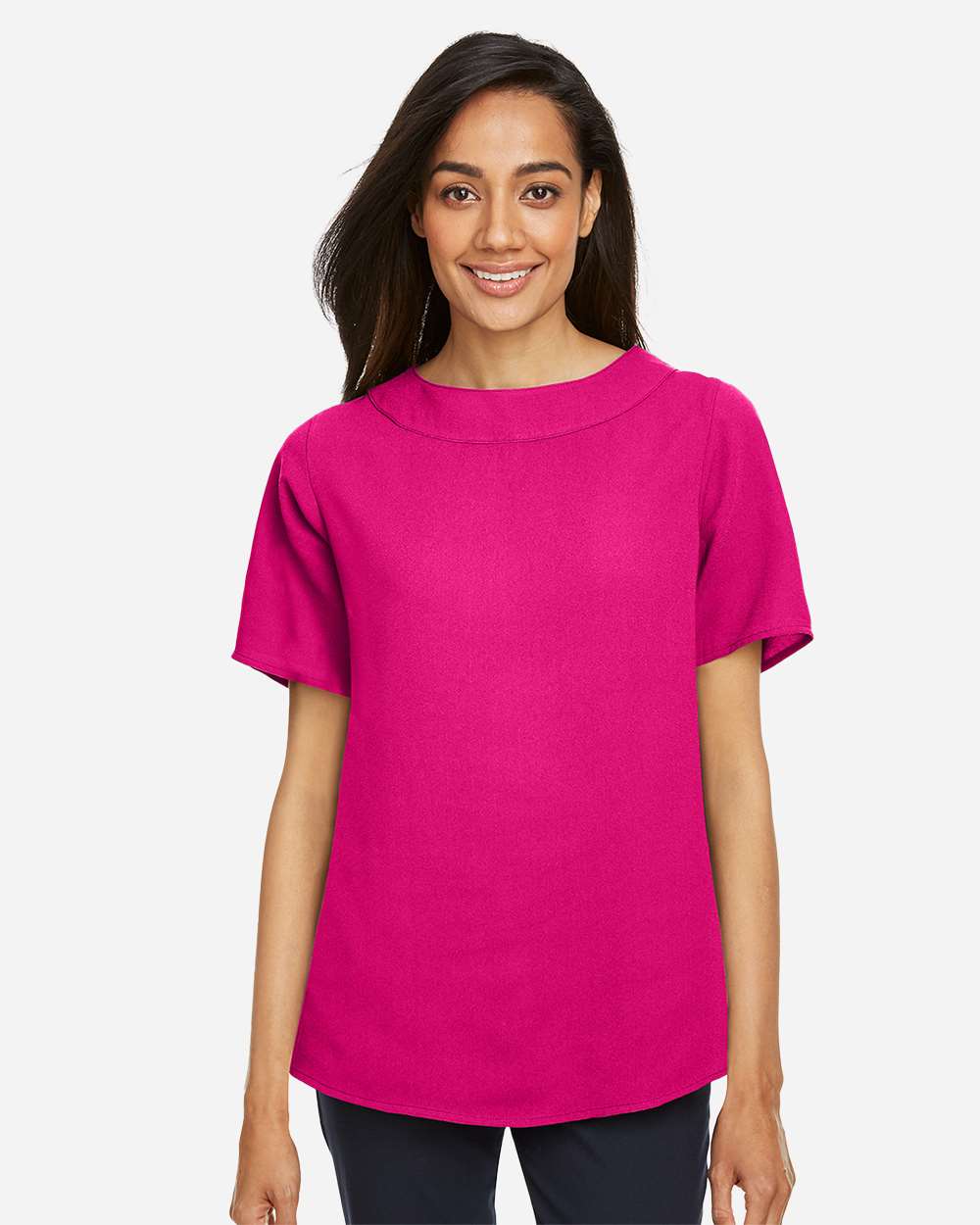 Devon & Jones-DP613W-Women's Perfect Fit™ Boat Neck Blouse - Image 11