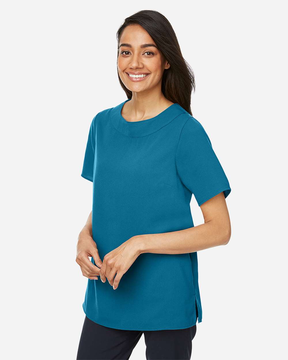 Devon & Jones-DP613W-Women's Perfect Fit™ Boat Neck Blouse - Image 18