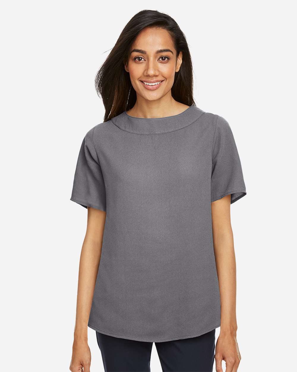 Devon & Jones-DP613W-Women's Perfect Fit™ Boat Neck Blouse - Image 29