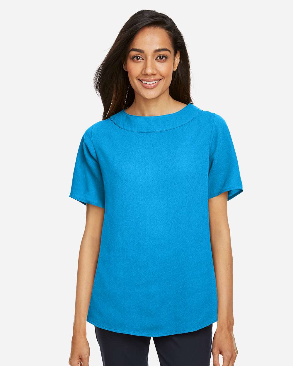 Devon & Jones-DP613W-Women's Perfect Fit™ Boat Neck Blouse - Image 35