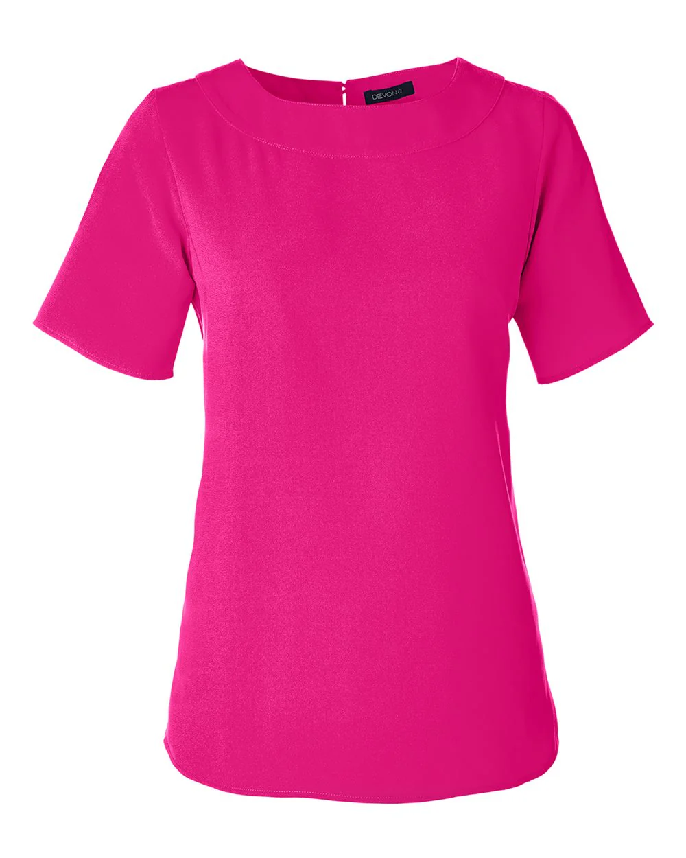 Devon & Jones-DP613W-Women's Perfect Fit™ Boat Neck Blouse - Image 8