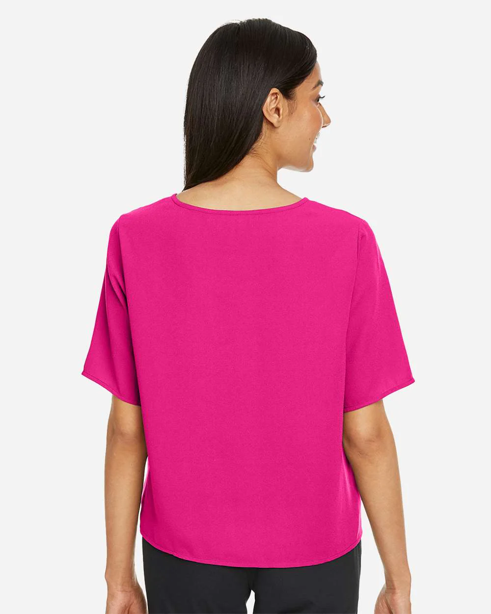 Devon & Jones-DP617W-Women's Perfect Fit™ Tie Front Blouse - Image 13