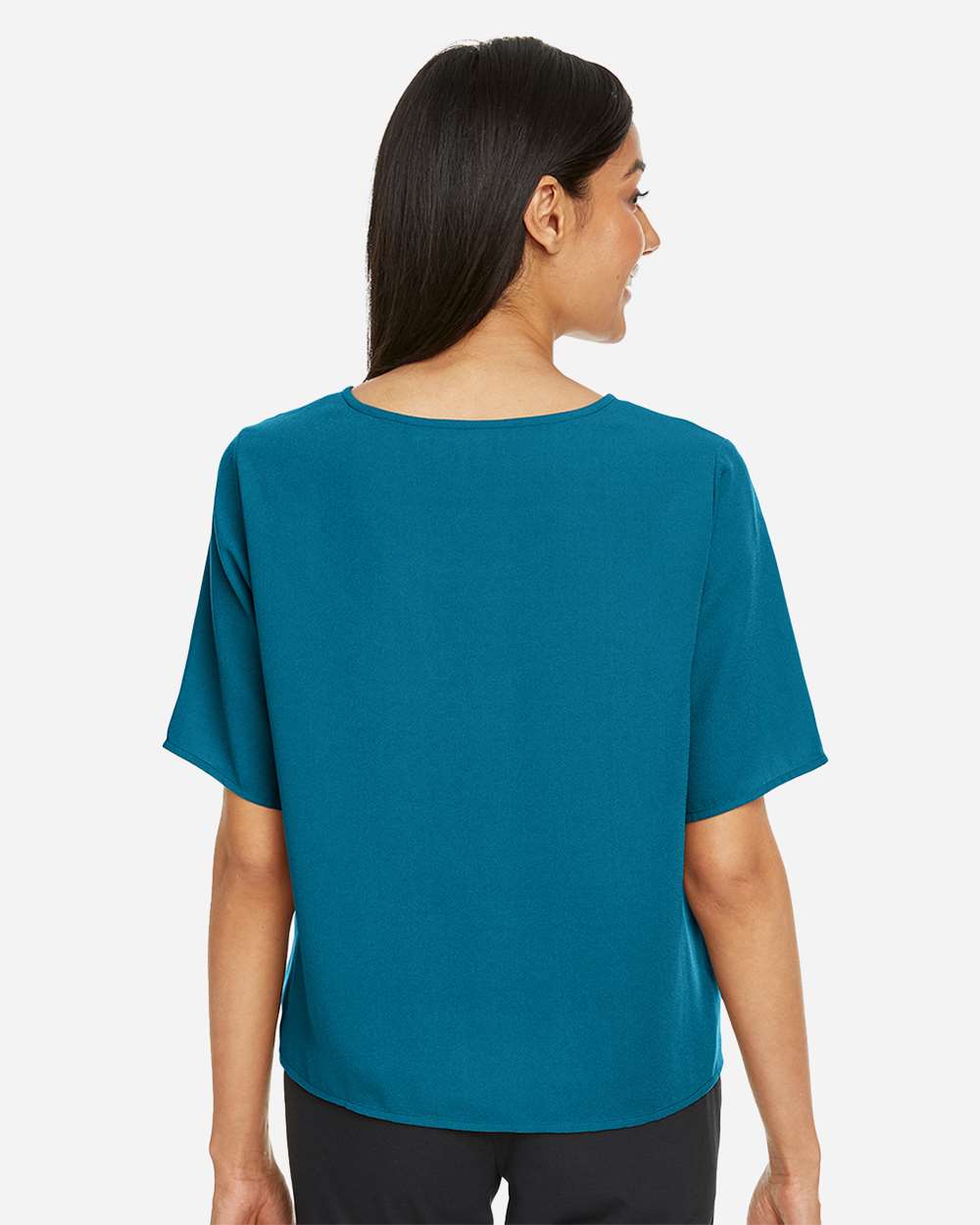 Devon & Jones-DP617W-Women's Perfect Fit™ Tie Front Blouse - Image 19