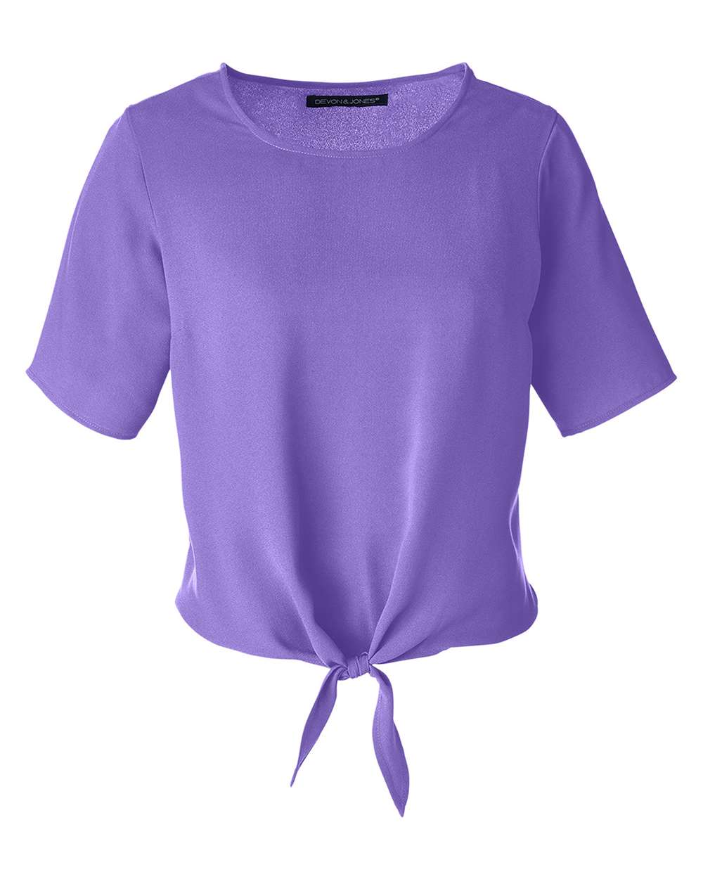 Devon & Jones-DP617W-Women's Perfect Fit™ Tie Front Blouse - Image 20