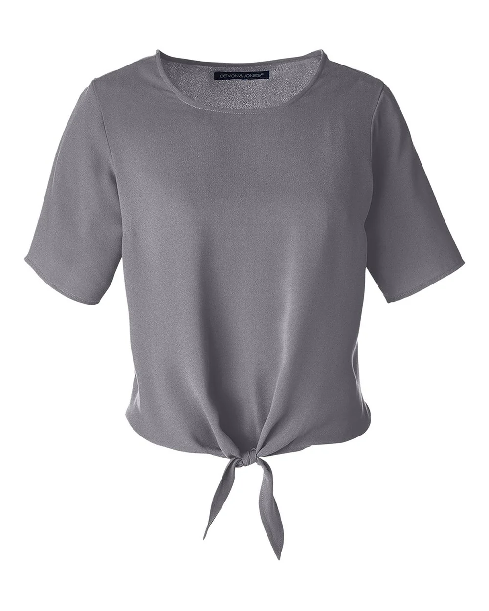 Devon & Jones-DP617W-Women's Perfect Fit™ Tie Front Blouse - Image 26