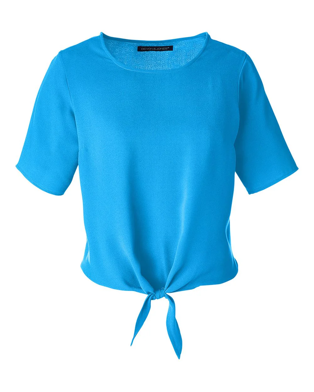 Devon & Jones-DP617W-Women's Perfect Fit™ Tie Front Blouse - Image 32