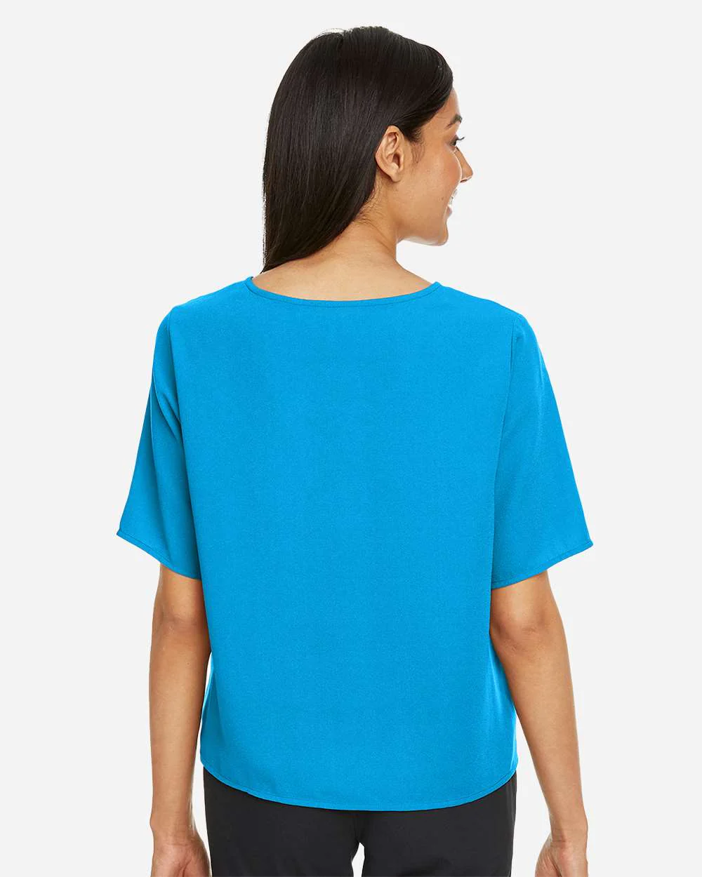 Devon & Jones-DP617W-Women's Perfect Fit™ Tie Front Blouse - Image 37