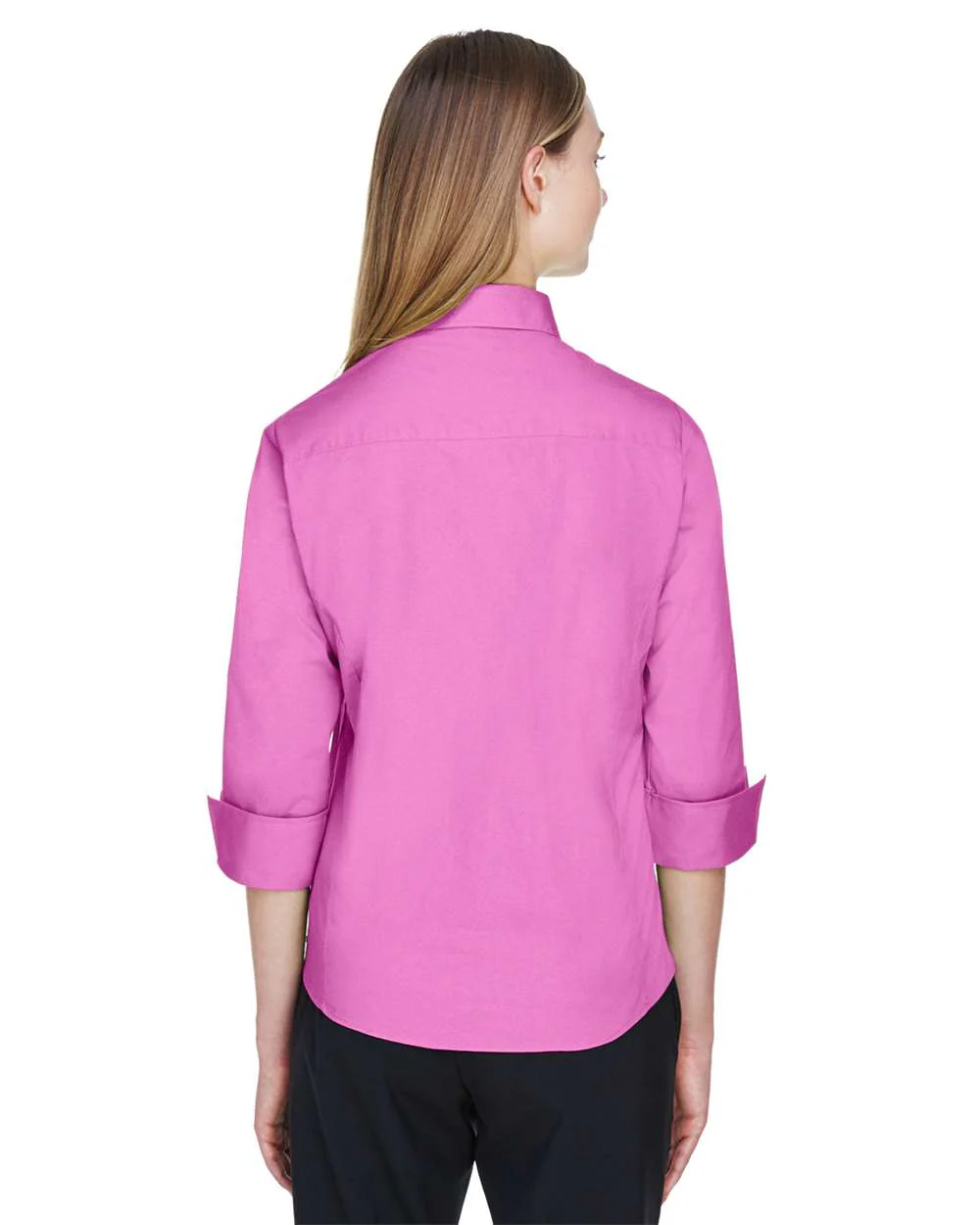 Devon & Jones-DP625W-Women's Perfect Fit™ Three-Quarter Sleeve Stretch Poplin Dress Shirt - Image 11