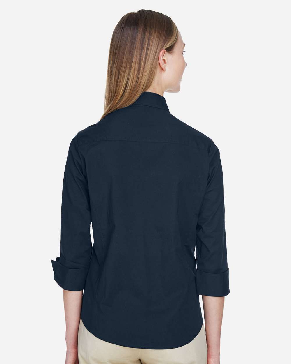 Devon & Jones-DP625W-Women's Perfect Fit™ Three-Quarter Sleeve Stretch Poplin Dress Shirt - Image 26