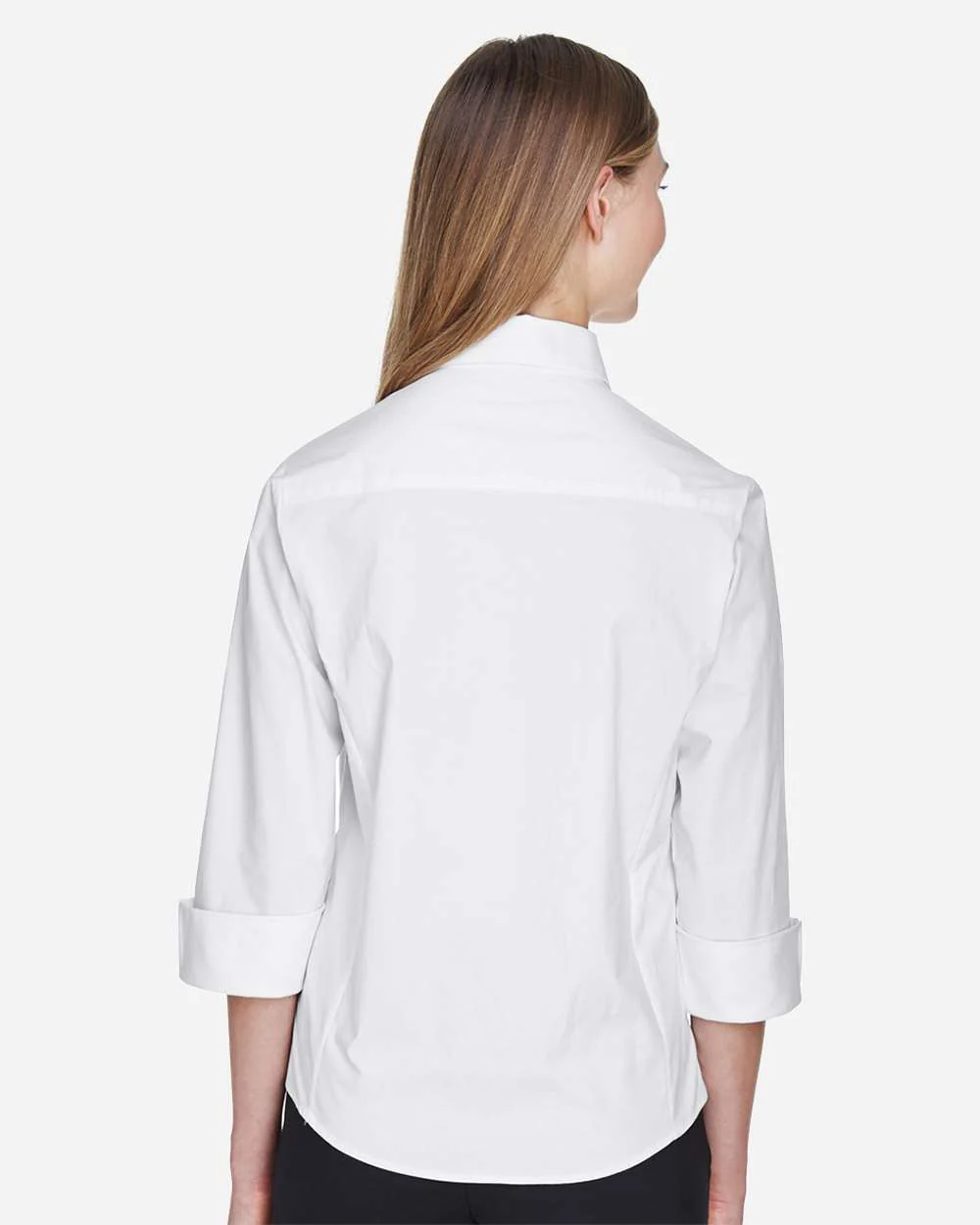 Devon & Jones-DP625W-Women's Perfect Fit™ Three-Quarter Sleeve Stretch Poplin Dress Shirt - Image 31