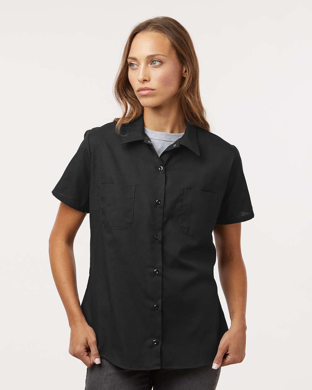 Dickies-5350-Women's Industrial Short Sleeve Work Shirt - Image 4