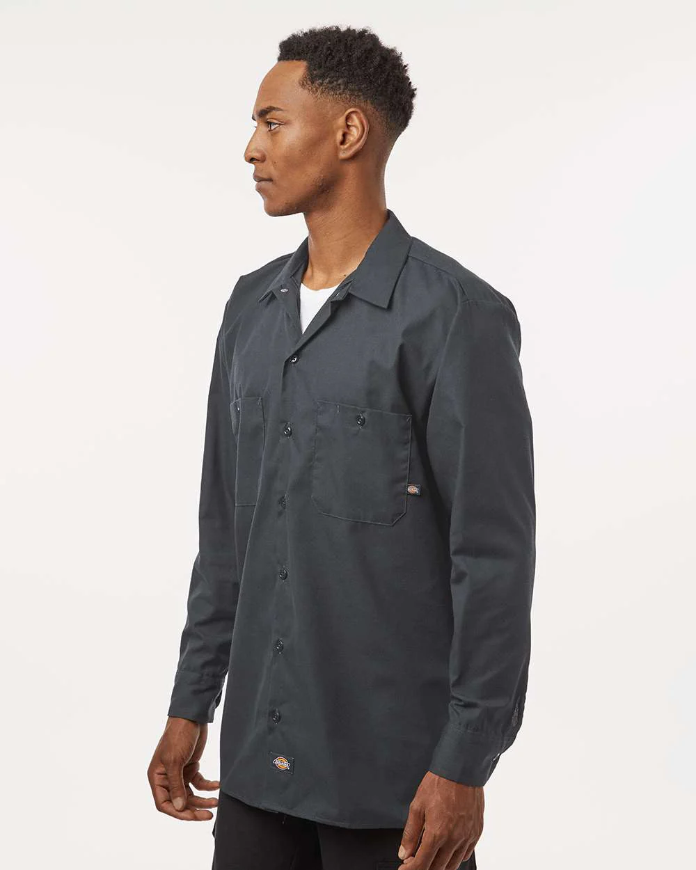 Dickies-L535-Industrial Long Sleeve Work Shirt - Image 12