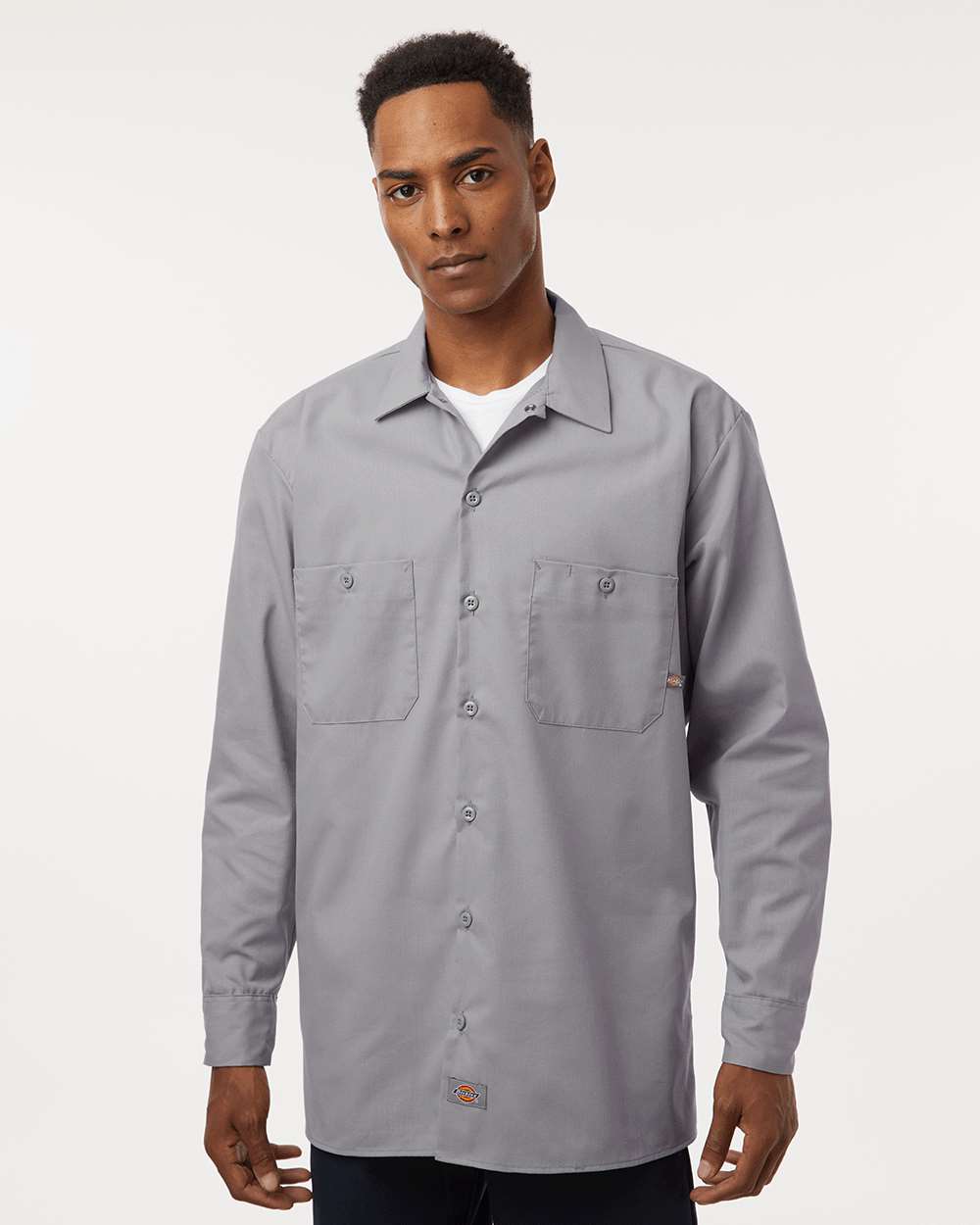 Dickies-L535-Industrial Long Sleeve Work Shirt - Image 29