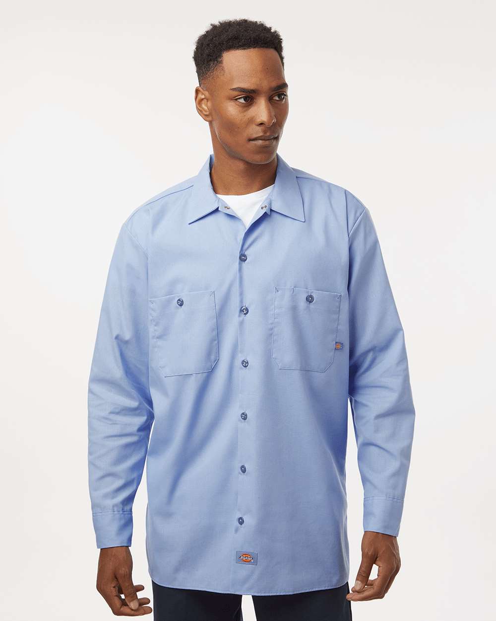 Dickies-L535-Industrial Long Sleeve Work Shirt - Image 35